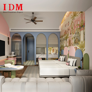 Juego de Muebles de Dormitorio para Hotel de Cinco Estrellas IDM, Venta Especial, Diseño Moderno y Lujoso, Tamaños Personalizados, Cama de Madera para Proyectos Hoteleros - Product Image 2