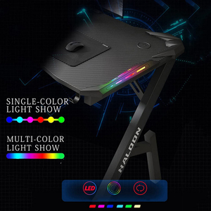 Ensemble Chaise et Table de Gaming en Gros pour <span class=keywords><strong>PC</strong></span>, Table de Course Informatique avec Lumières LED RGB, Table de Jeu pour Gamers - Product Image 4