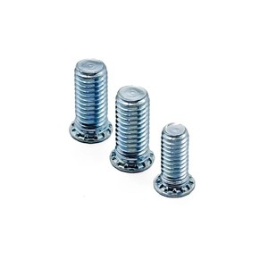 Vis autotaraudeuses et auto-serrantes M6 en acier inoxydable zingué de grade GR5 à tête ronde, fixations métriques pour boîtiers de montage, personnalisées - Product Image 1