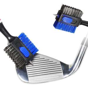 แปรงทำความสะอาดไม้กอล์ฟ Meiqi รุ่นใหม่ สีฟ้า ขนแปรงนุ่มทำจากพลาสติกไนลอนผสมเหล็ก พร้อมดีไซน์สายดึงแบบจดสิทธิบัตร - Product Image 2