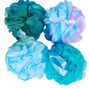 Soft Bath Bubble Flower Scrub Shower Puff Shower Sponge Loofah Bath-sponge Shower Bouquet Exfoliating Bath Ball