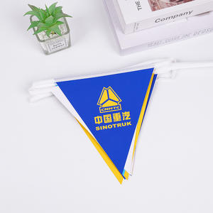Многоцветные персонализированные двухсторонние треугольные флажки-гирлянды для декора вечеринок, многоразовые, с автомобильной тематикой - Product Image 2