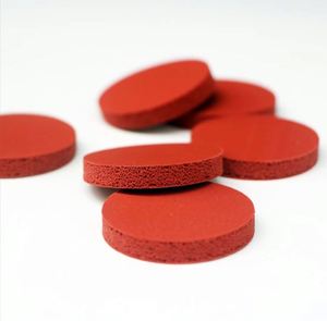 High Temperature Resistance <b>Foam</b> Silicone Board Shock Absorption Seal Flame Retardant Silicone <b>Foam</b> <b>Pad</b> - Product Image 2