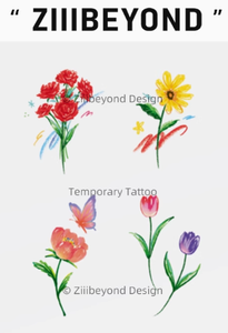 Venta al por mayor personalizable transferencia instantánea tatuaje temporal colorido niños diseño Sexy estilo papel cuerpo aplicación suministro <span class=keywords><strong>de</strong></span> fábrica - Product Image 2