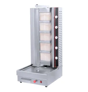 Máquina tostadora de shawarma de alta calidad, equipo de cocina de shawarma de gas duradero