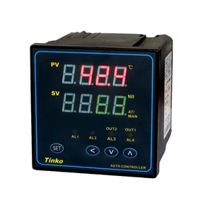 Termostat Suhu Digital PID PT100 Sinyal Analog Dapat Diatur Akurasi Tinggi Grosir
