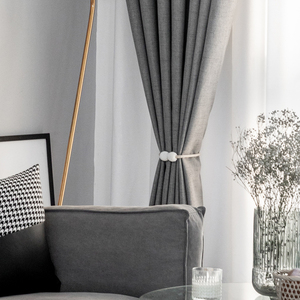 <span class=keywords><strong>Tende</strong></span> oscuranti in lino 100% moderno tenda di velluto morbido per il soggiorno o la <span class=keywords><strong>camera</strong></span> <span class=keywords><strong>da</strong></span> letto - Product Image 6