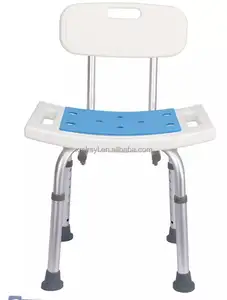 Silla de ducha ajustable para baño de ancianos, asiento plegable para discapacitados, suministros de terapia de rehabilitación