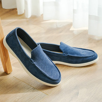 Mocassins décontractés pour hommes 2026 – Légers, confortables, résistants à l'usure, semelle souple antidérapante, en daim respirant, chaussures de sport plates