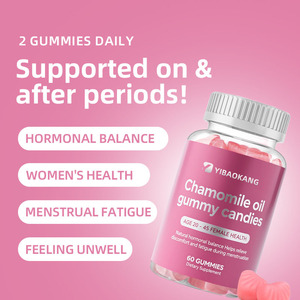 Gomitas de aceite de onagra de 1300mg para mujer, suplemento de alivio de vitamina B6 PMS, antioxidante, apoya la salud de la piel, sabor a <span class=keywords><strong>fresa</strong></span> - Product Image 4