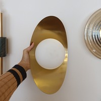 Lustre en forme de lingot d'or, design métallique créatif, moderne et simple, pour chambre à coucher, salon, salle à manger, personnalisé