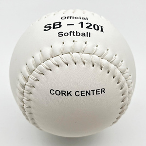 Pelotas de Softbol Profesionales Estándar <span class=keywords><strong>Tamanaco</strong></span> SB-120I de 12 Pulgadas, Blancas, de Cuero, COR.50, 420 LBS PK, Centro de Corcho, Venta al por Mayor - Product Image 2