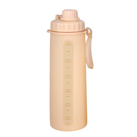 Bouteille d'eau pliable en silicone Eversoul, non toxique, flexible, portable, réutilisable, 600 ml, pour la maison, le bureau, l'extérieur