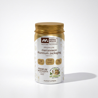 Boîte à Compléments Alimentaires Portable Mini en Aluminium 30ml 50ml, Pot à Pilules de Qualité Alimentaire, Contenant en Aluminium pour Emballage de Capsules de Soins de Santé