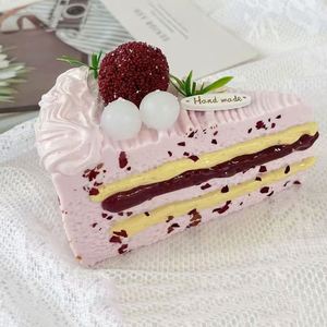 NEW Viral Taba Sticky Waxberry Cake Series <b>Squishy</b> Toy-creamy Mud Texture Stress Relief for Kids Adults Food-shaped Cake Themed - Product Image 1