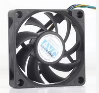 Ventilateur de refroidissement AVC 5V 24V 48V DC 12V 0.7A AC EC 7015 70X70X15MM 7CM à haut débit d'air pour châssis CPU avec contrôle de température PWM DE07015T12U