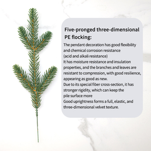 Encryption Pure PE Snow-Flocked Artificial Christmas <b>Tree</b> Fireproof Odorless Environmental Protection - Product Image 5
