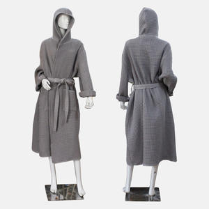 Kimono Spa & jubah mandi ringan rajut wafel katun Turki untuk wanita OEKO-TEX bersertifikat antimikroba - Product Image 6