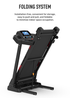 Tapis roulant électrique pliable multi-niveaux solide intelligent à grande vitesse 16 km/h avec inclinaison électrique pour un usage domestique et commercial