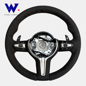 Volante de Cuero de Ciervo para <span class=keywords><strong>BMW</strong></span> E90 F30 F20 X5 F15 F10 M3 M6 X6 E71 E60 F25 F31 F36 F11 X1 F48 F82 M3 M4 M5 M6  M Sports Car - Product Image 1