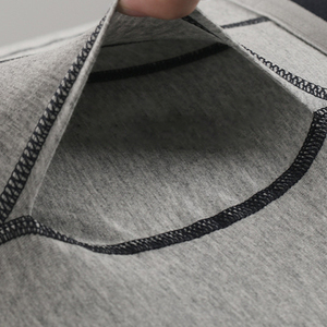 Calzoncillos bóxer de manga larga sin costuras con logotipo personalizado a la moda 95 algodón 5spandex ropa interior tejida para hombre Calzoncillos bóxer de pierna larga de malla - Product Image 3