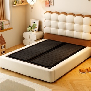 <span class=keywords><strong>Lit</strong></span> à bulles simple et moderne pour fille, princesse célèbre d'Internet avec biscuit garçon en bois - Product Image 4