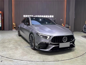 Kit de carrocerí<span class=keywords><strong>a</strong></span> modificada para coche para Mercedes Benz <span class=keywords><strong>a</strong></span> Class W177 2019-2021 actualización <span class=keywords><strong>a</strong></span> A45 AMG Hatchback y sedán difusor de parachoques delantero - Product Image 2
