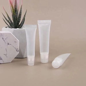 Hot Selling 10ml Transparent Lip Balm Packaging <b>Bottle</b> 15ml Lipgloss <b>Squeeze</b> Tubes - Product Image 1