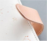 Carnet Kawaii A6 Mini Journal à Couverture Rigide, Joli Agenda Lune, Petit Bloc-Notes avec Fermeture Magnétique