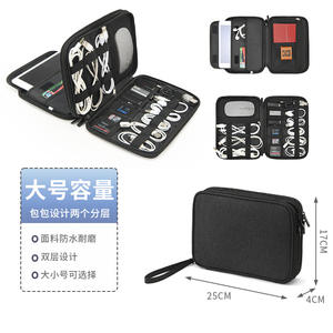 Sac à main élégant et simple pour homme, léger, grande capacité, multifonctionnel, pour accessoires numériques 3C et appareil photo - Product Image 3