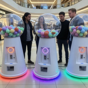 Münzbetriebener 100mm Überraschungs-Ei-Kapselspielzeug-Automat Gacha-Spender Gachapon-Maschine - Product Image 6