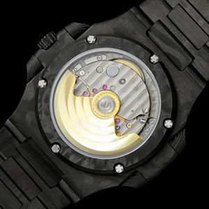 Montre de luxe automatique unisexe 2026 en fibre de carbone marbrée haut de gamme avec cadran éclaboussures de peinture vibrantes et date automatique – Nouveauté promotionnelle - Product Image 6