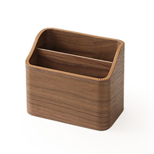 Huina Modern Multi-Functional Creative Wooden <b>Pen</b> Holder Solid Wood Desktop Remote Control Storage <b>Box</b> Organizer Customizable - Product Image 4