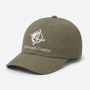 Casquette de baseball en nylon à 6 panneaux en tissu maillé, sérigraphiée avec logo personnalisé, imperméable, séchage rapide, boucle en cuivre doré, vente en gros - Product Image 1