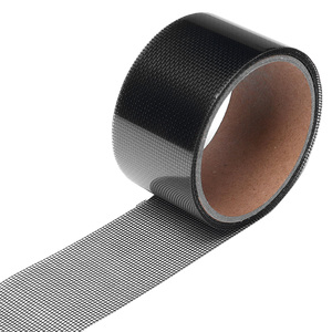 Cinta de reparación de mosquitera para pantalla de ventana negra, cinta autoadhesiva de reparación de pantalla de ventana con orificio de malla cubierta de fibra de vidrio para el hogar - Product Image 3