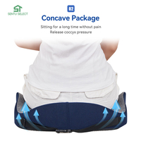 Coussin de siège ergonomique pour voiture et chaises de bureau, respirant et confortable, offre un soutien lombaire et soulage la douleur