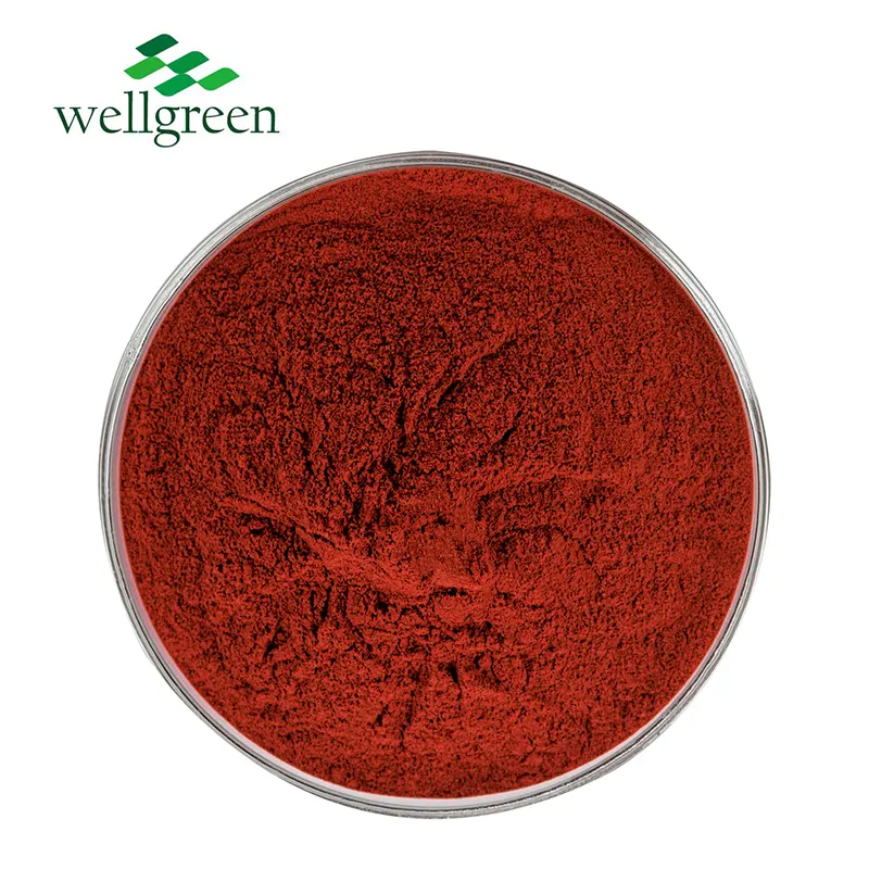 Wellgreen suministro mejor precio extracto de arroz de levadura roja 1%-5% polvo de monacolina K en Stock