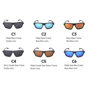Wholesale Luxury Fashion UV400 Polarized Glasses Custom Trendy High Quality TR90 Geometric <b>Frame</b> Adult Beach Shades Sunglasses - Product Image 6