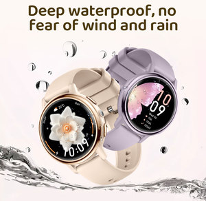 Reloj Inteligente AK88 de 1.26" 360*360 con Llamadas BT y Asistente de Voz, 123 Modos Deportivos, Seguimiento <span class=keywords><strong>Menstrual</strong></span> Femenino, IP68 a Prueba de Agua para Dama - Product Image 2