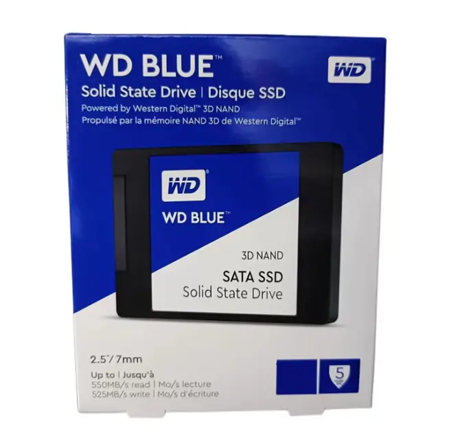 मूल ब्लू WD डेटा WDS100T2B0A 1TB SSD सॉलिड स्टेट ड्राइव 2.5 इंच SATA3.0