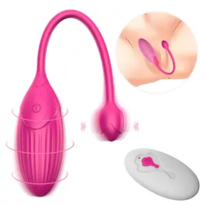 HMJ Silicone Adult Woman Female Vaginal Massage Vaginas Ball Sex Toy Wireless Telecontrol Remote Control Jump Love Egg Vibrator