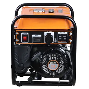 Generador de gasolina portátil silencioso monofásico doméstico de bajo ruido 2.4kva 2.5kw 3kw