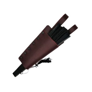Nouvel étui de rangement en cuir PU pour ventilateur transfrontalier, étui de protection portable pour ventilateur à main, étui en cuir pour ventilateur punk - Product Image 5