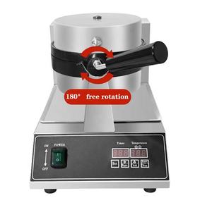 Équipement de collation commercial 1300W UFO <span class=keywords><strong>Burger</strong></span> Gaufrier Machine Équipement de restaurant antiadhésif antiadhésif État neuf - Product Image 5