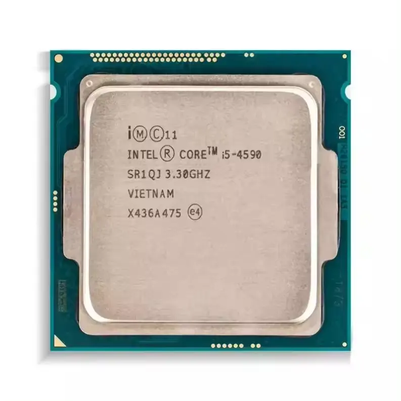 I5-4590 สําหรับ Intel I5 4570 CPU ส่วนประกอบอิเล็กทรอนิกส์เดิมไมโครโปรเซสเซอร์ IC i5 4590 วงจรรวม i5-4590