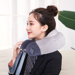 Masseur de cou portable rechargeable avec chauffage, coussin de massage électrique pour le soutien cervical, soulagement de la douleur <span class=keywords><strong>et</strong></span> relaxation - Product Image 1