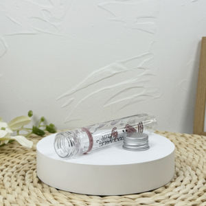 Tube à essai de cylindre en plastique transparent vide PET personnalisé avec couvercle - Product Image 2
