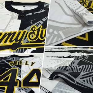 Camiseta de Softbol Sublimada Transpirable de Talla Grande al por Mayor, con Dos Botones, Personalizada con Estampado, para Usar en Béisbol y Softbol - Product Image 3