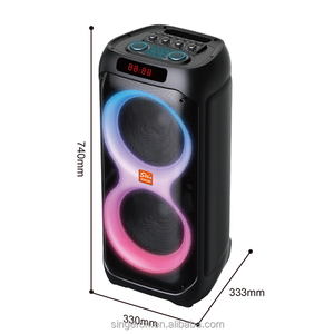 ลำโพงพกพา ZQS8280 สำหรับดีเจ เชื่อมต่อบลูทูธ เสียงทรงพลัง เหมาะสำหรับใช้งานกลางแจ้ง พร้อมไฟ RGB LED ในตัว ไมโครโฟน และรีโมทคอนโทรล - Product Image 4