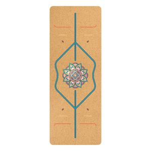 Tappetino <span class=keywords><strong>Yoga</strong></span> Ecologico Antiscivolo con Logo Personalizzato, Spesso, in Sughero e Gomma Naturale, Basso MOQ - Product Image 3